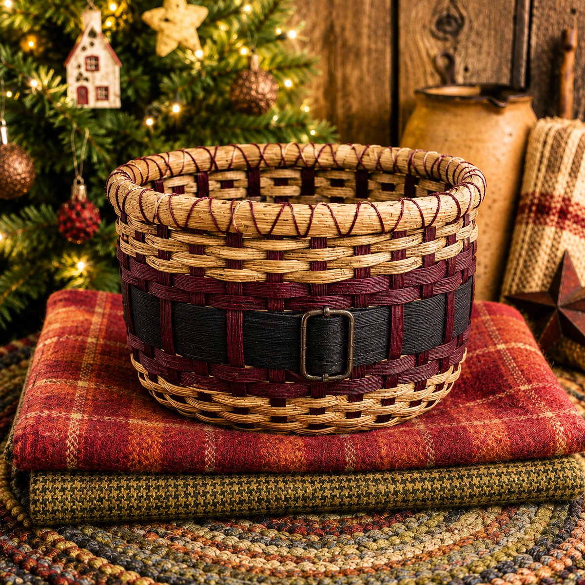 Santa Belly Basket Making Class